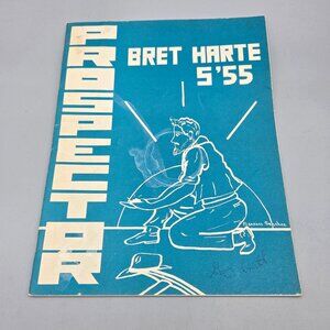 1955 Prospector Yearbook Bret Harte Junior High School Los Angeles CA